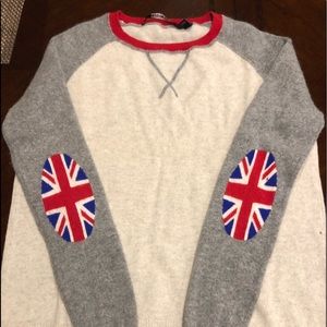 British elbow patch cashmere sweater🇬🇧